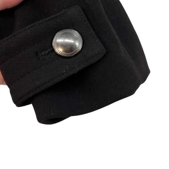 Universal Standard Nadia Military Jacket Crepe Jersey Black Plus Size 18‎ 20 - Picture 7 of 13